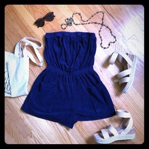 Vintage Terry Cloth Romper